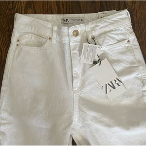 Zara Straight White Jean